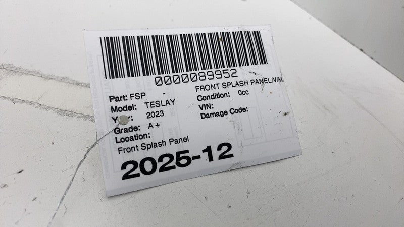 ⭕20-24 Model Y MY Front Lower Valance Undertray Splash Shield Cover 14