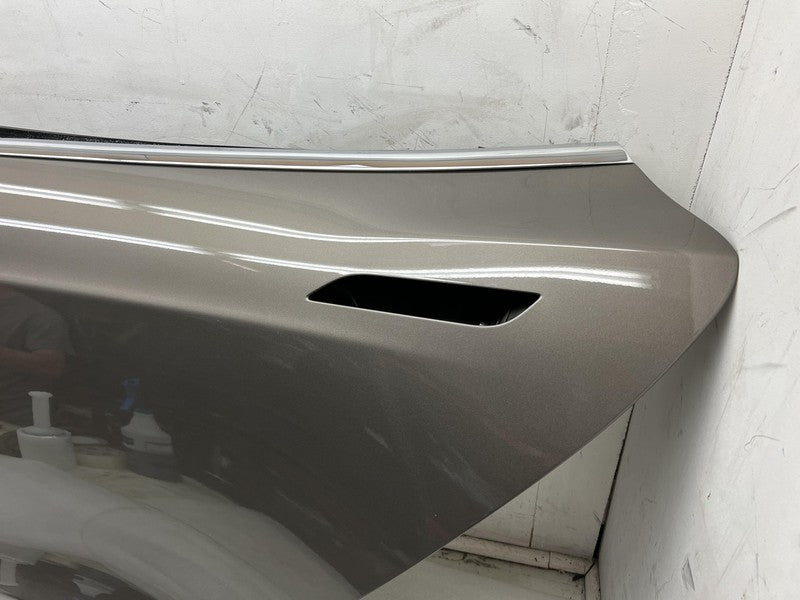 ⭕ 12-15 Tesla Model S Rear Driver Side Door Shell Panel Left Assy Beig