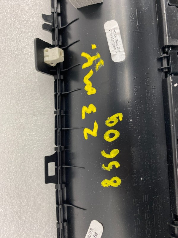 108332000G ⭕ 2017-2023 Tesla Model 3 Y Left Dash Heater A/C Air Vent Dash Duct 1083320-00-G