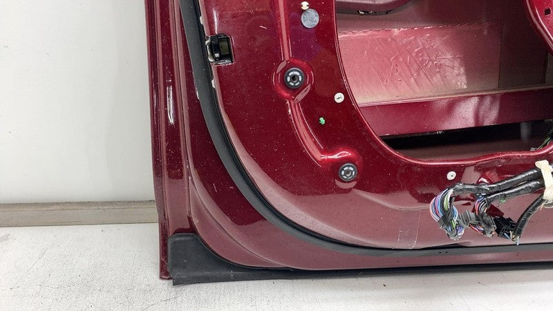 2012-2015 Tesla Model S Front Driver Side Door Shell Panel Left LH Red -PPSR OEM