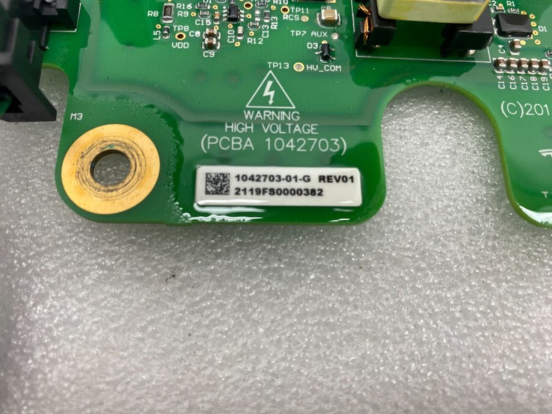 104270301G ⭕ 12-20 Model S PCBA High Voltage Battery Standby Supply Board Unit 1042703-01-G