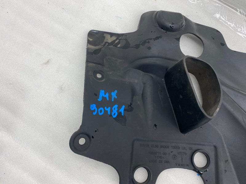 103621100D ⭕2016-2020 Tesla Model X Front Shock Strut Tower Cover Molding Left 1036211-00-D