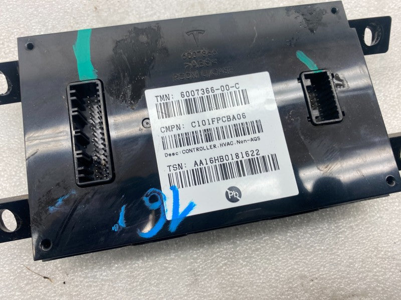 6007366 00 C ⭕ 2012-2020 Tesla Model S X A/C Heater Climate Control HVAC Module 6007366-00-C