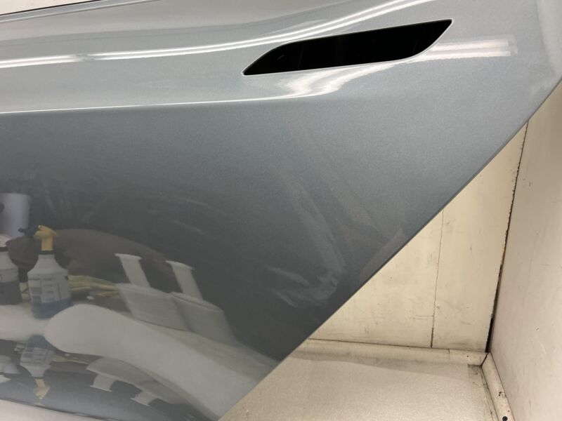 2012-2015 Tesla Model S Rear Driver Side Door Shell Panel Left Assy Gray - PMTG