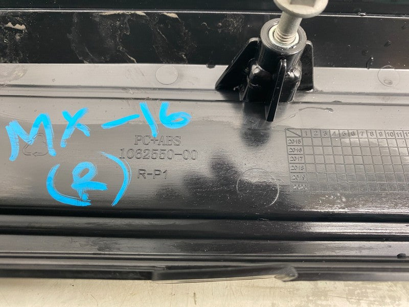 1062550-00 ⭕ 16-20 Model X Rear Passenger Side Falcon Door Top Trim Panel Right 1062550-00