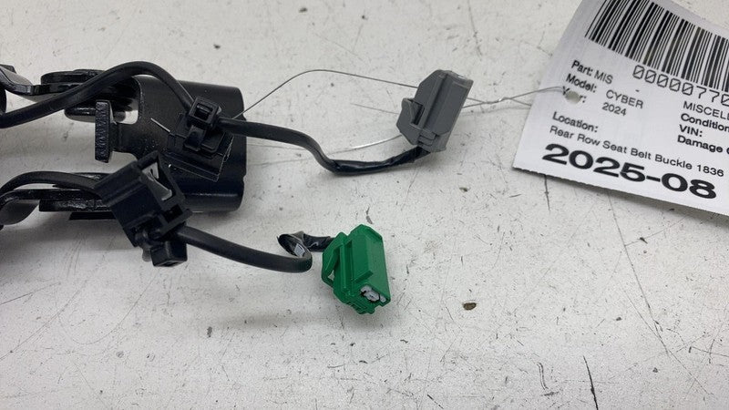 ⭕ 2024 Tesla Cybertruck Rear Passenger Row Seat Belt Buckle Right 1836