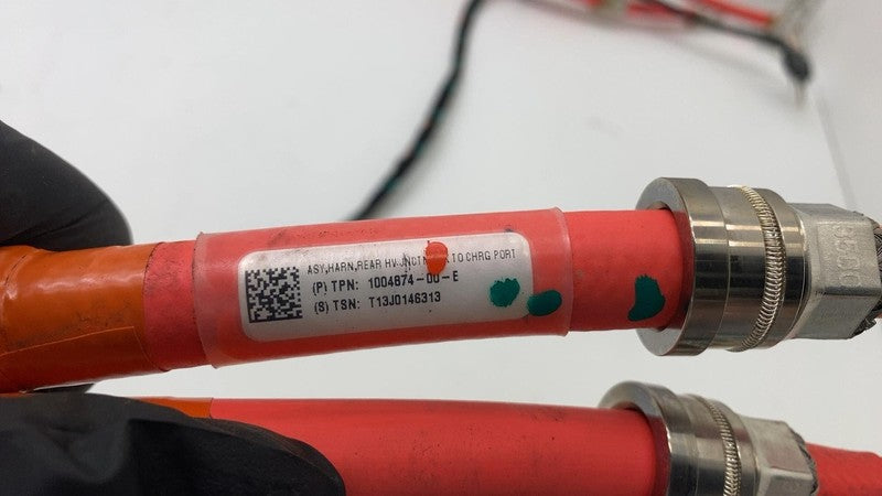100487400E ⭕ 12-15 Model S Rear HV Junction Box to Charge Port Wiring Harness 1004874-00-E
