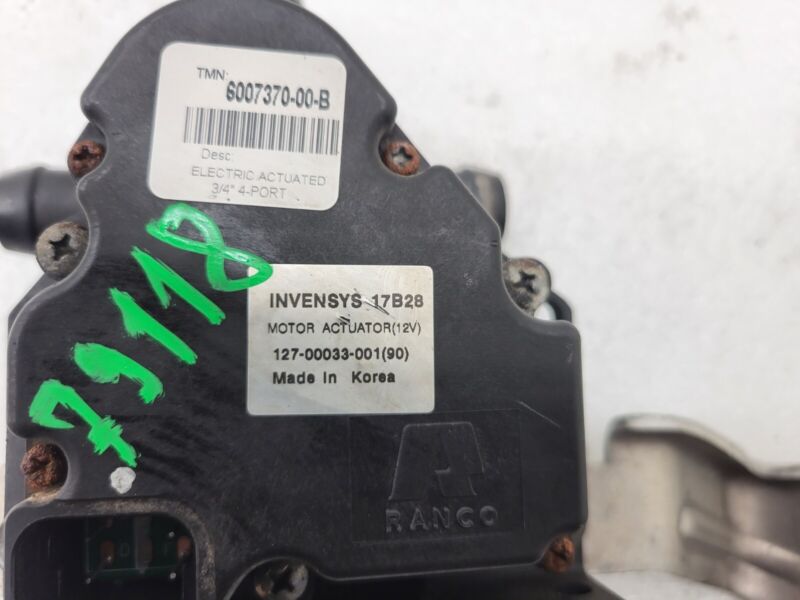 600737000B 2012-2020 Tesla Model S X Coolant Pump Cooling Valve Actuator 4-Way w/ Bracket