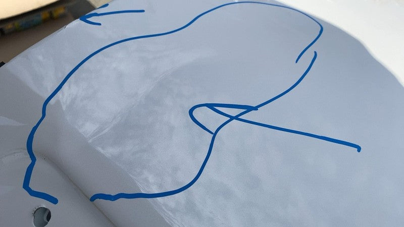 ⭕ 2015-2020 Ford F-150 Crew Cab Front Right Door Shell Panel Lead Foot White OEM