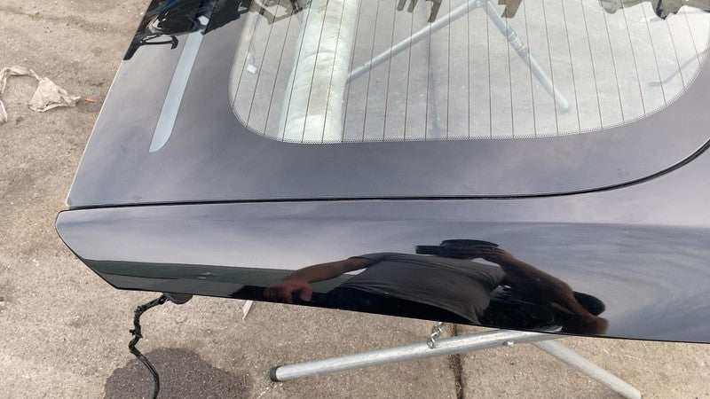 E6 43R-000319 2012-2015 Tesla Model S Rear Tailgate Hatch Panel w/ Liftgate Glass Black - PBSB