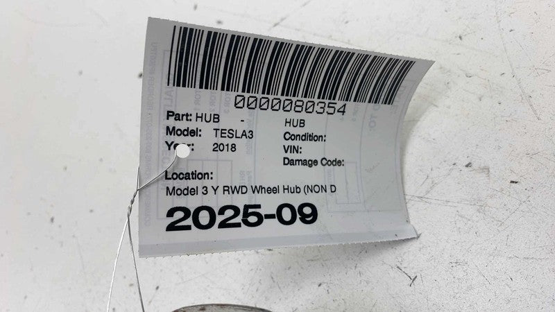 1044122 00 E ⭕ 2017-2023 Tesla Model 3 Front Wheel Hub 150mm Flange (Non-Driven) 1044122-00-E