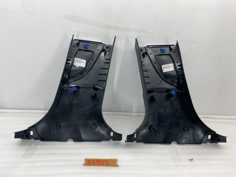 2012-2015 Tesla Model S MS PAIR Left & Right B-Pillar Lower Trim Cover Panel OEM