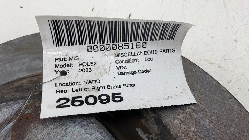 32329115 ⭕ 2023 Polestar 2 Rear Left or Right Side Brake Disc Rotor 32329115