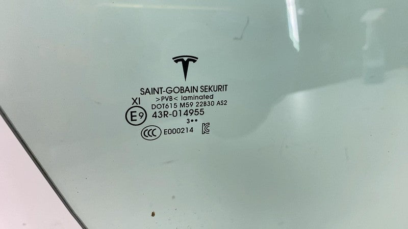 ⭕ 2021-2023 Tesla Model 3 Front Passenger Door Window Glass Right (Dou