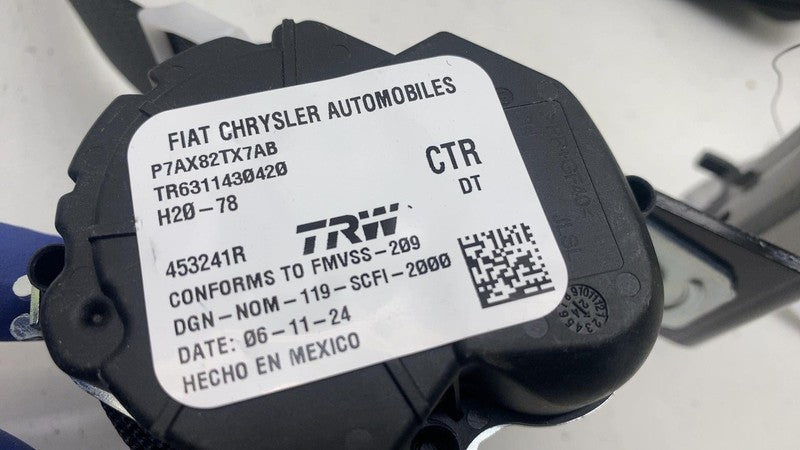 7AX82TX7AB ⭕ 2019-2025 Ram 1500 Rear Center Outer Seat Belt Retractor Black OEM 7AX82TX7AB