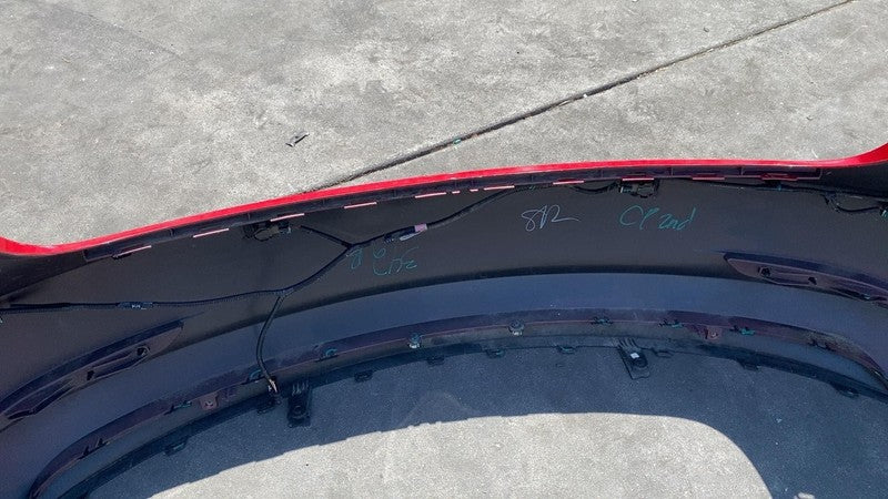 ⭕ 2017-2022 Tesla Model 3 Rear Bumper Cover w/ Park Sensor & Harness Red - PPMR