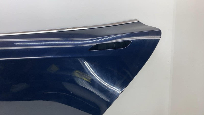 ⭕2012-2015 Tesla Model S Rear Driver Side Door Shell Panel Left LH Blu