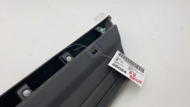 ⭕ 2022-2024 Rivian R1T R1S Rear Passenger Side Door Mold Trim Cladding