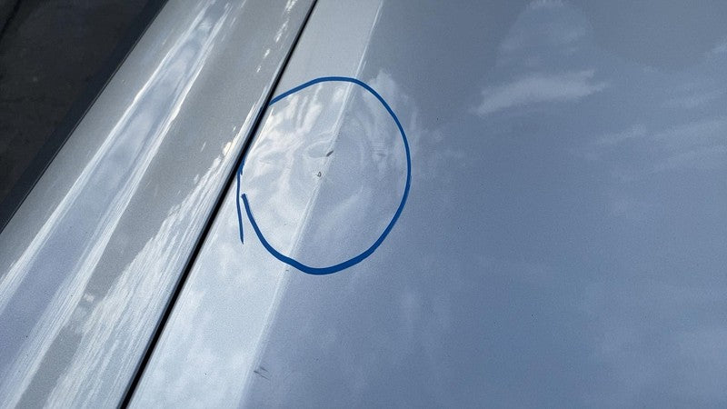 2011-2018 Porsche Cayenne Rear Passenger Side Door Shell Panel Right Silver LX7W