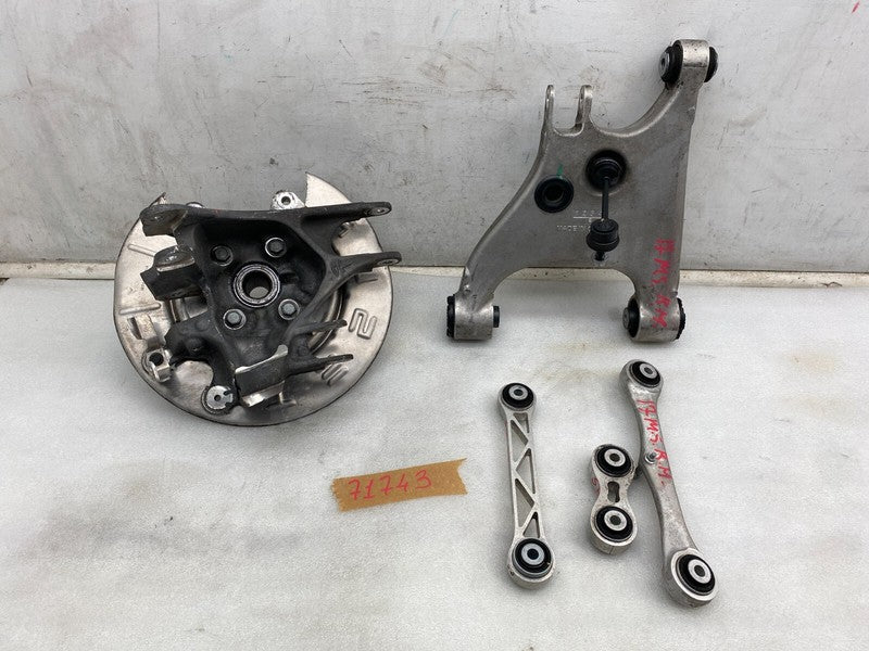 102141600A ⭕ 16-20 Tesla Model S X SET Rear Right Spindle Knuckle & Control Arm Link OEM