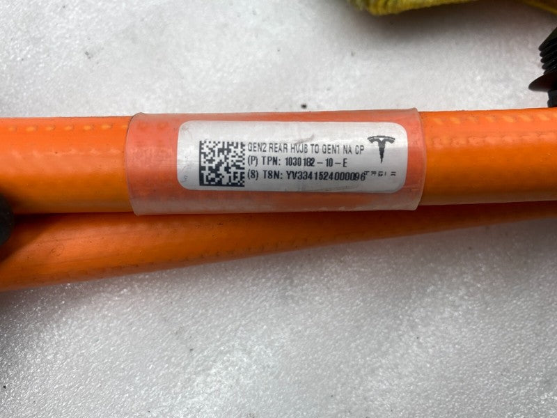 103018210E ⭕12-15 Model S GEN2 Rear High Volt Junction Box to GEN1 Charge Port 1030182-10-E