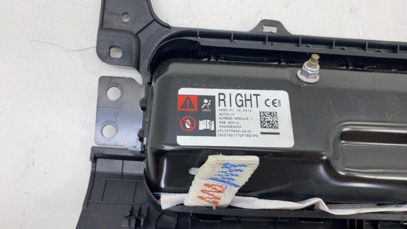 107782600D ❇️17-23 Tesla Model Y 3 Right Knee Airbag Passenger Safety Module RH OEM 1077826