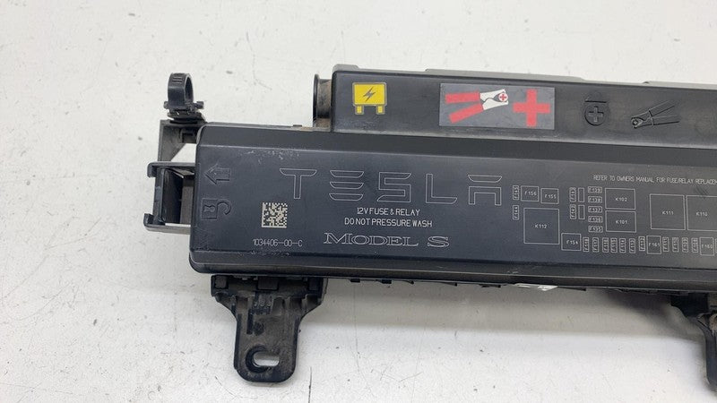 103440500F ⭕16-20 Model S Front Trunk Frunk Engine Bay Under Hood Fuse Box 12V 1034405-00-F