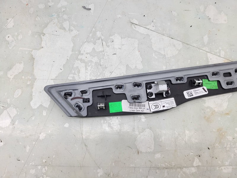 103582622B ⭕2016-2020 Tesla Model X Rear Door Trim Cover Molding Dark Ash Left 1035826-22-B