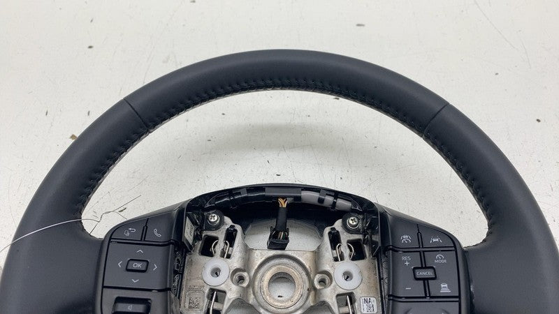 ⭕ 2023 2024 Toyota Prius Steering Wheel Leather Black FB20 w/ Control Switches