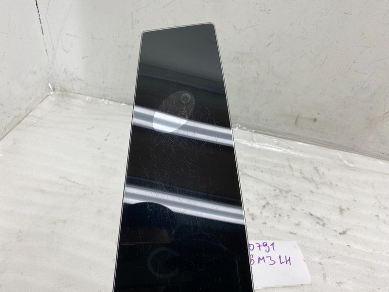 110043700B ⭕ 2017-2023 Tesla Model 3 B-Pillar Applique Glass with Camera Left 1100437-00-B
