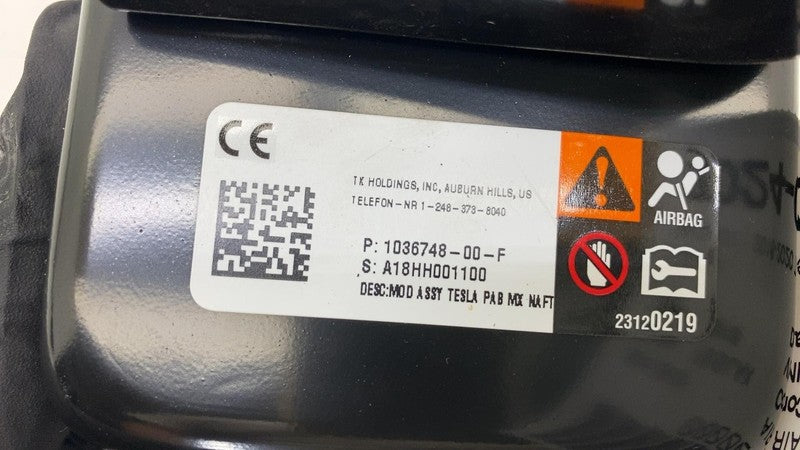 1036748-00-F ⭕ 2016-2020 Tesla Model X Passenger Dash Airbag Module Right RH OEM 1036748-00-F