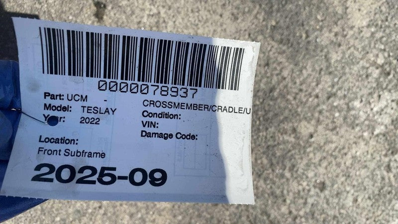 ⭕ 20-24 Model Y Front Subframe Crossmember Cradle w/ Stabilizer Bar 10