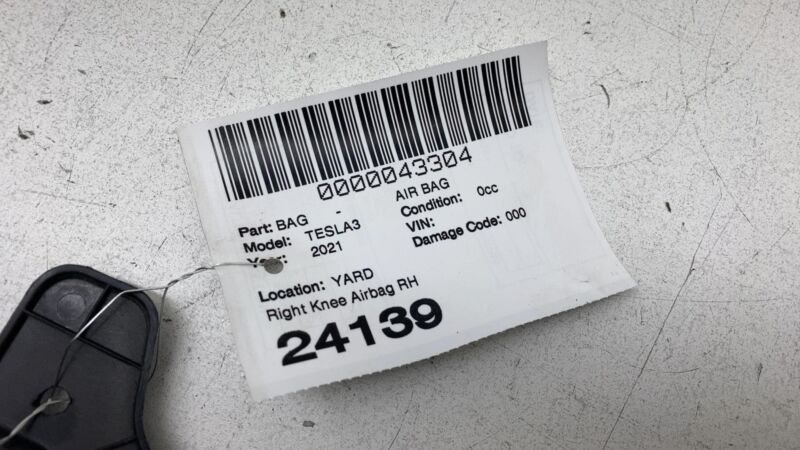107782600D ❇️17-23 Tesla Model Y 3 Right Knee Airbag Passenger Safety Module RH OEM 1077826