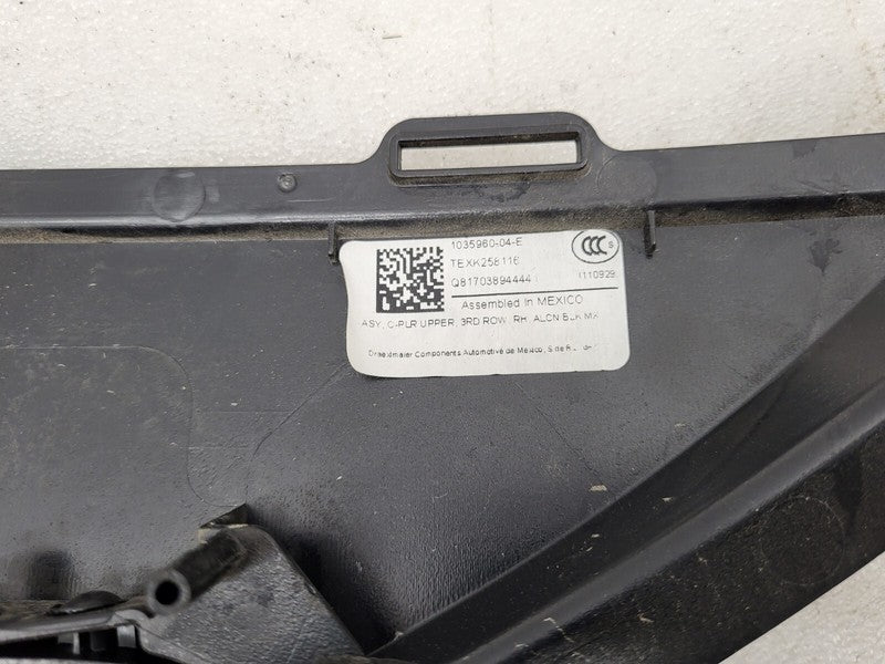 1035960 04 E ⭕ 2016-2020 Model X Rear Right 3rd Row Upper C-Pillar Trim Cover RH 1035960-04-E