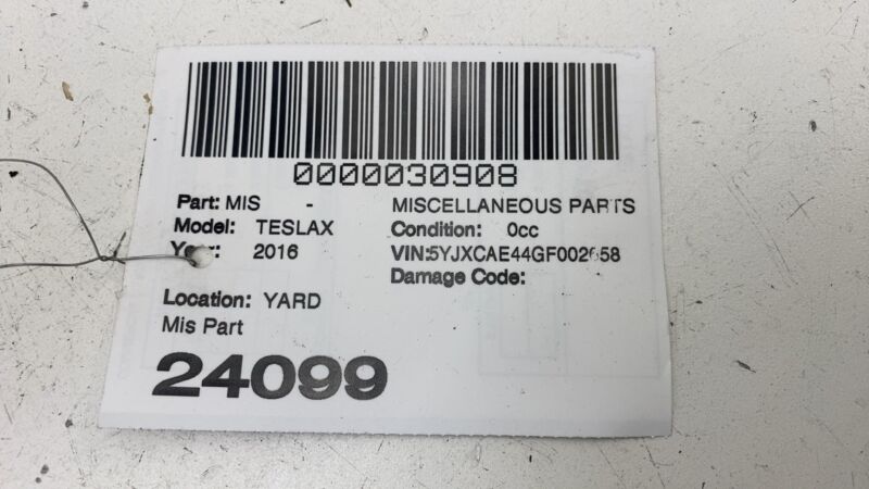 104549010D 2016-2021 Tesla Model X MX Rear Left or Right Door Control Unit Module TSTD Assy