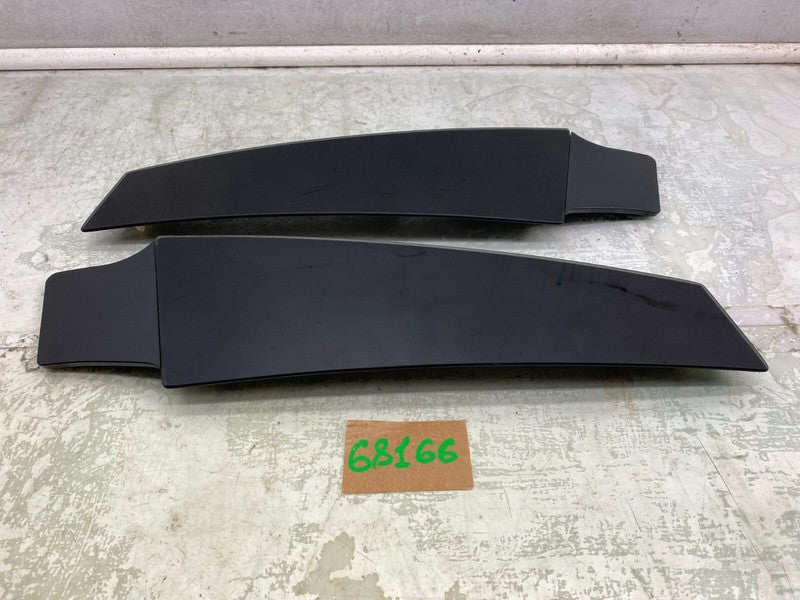 14942 ⭕ 2012-2015 Tesla Model S PAIR Left & Right B-Pillar Molding Applique Glass Trim