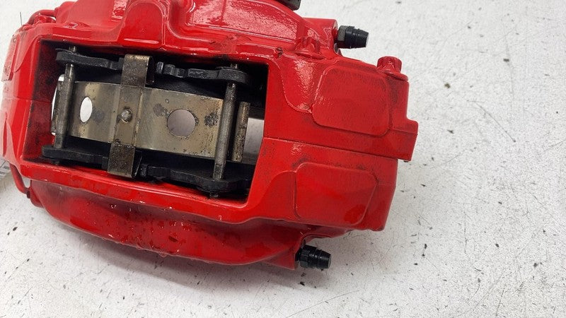2012-2020 Tesla Model S Front Passenger Side Caliper Red + Brake Hose Line Right