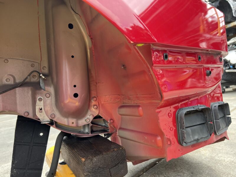 2016-2020 Tesla Model S Rear Driver Side Quarter Panel Structural Cutout Left LH
