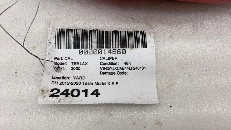 1027622-01-D ⭕12-20 Model X S Front Right Caliper w/ Brake Hose Line Performance 1027622-01-D