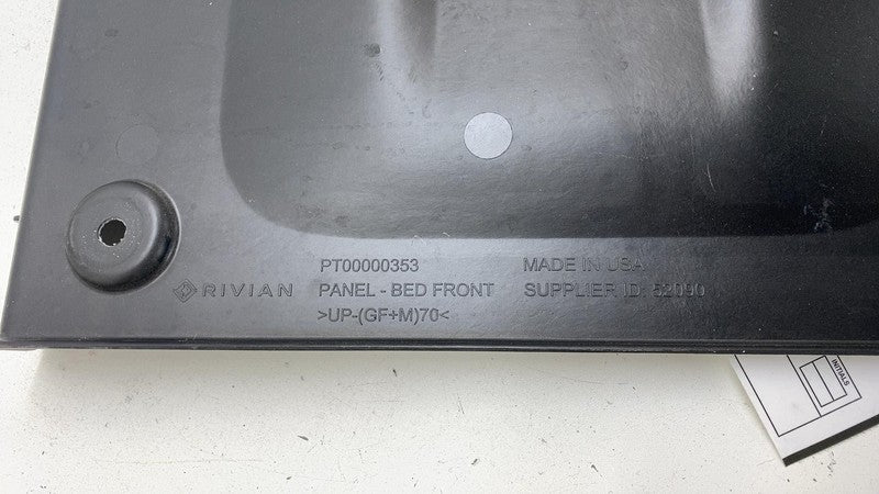 ⭕2022 2023 2024 Rivian R1T Front Pick Up Box Bed Trim Cover Panel OEM PT00000353