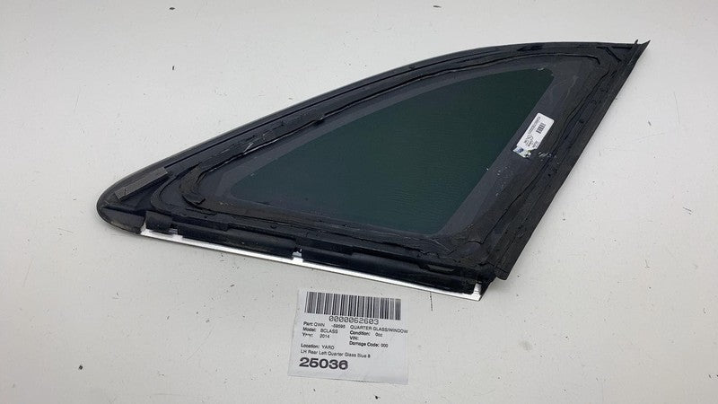 ⭕ 2014-2015 Mercedes-Benz B Electric Drive Rear Left Quarter Glass LH Blue - 894