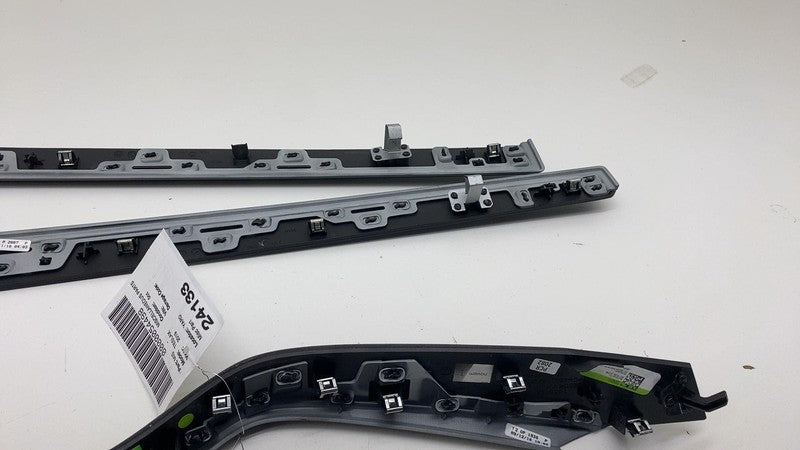 1035826 00 2016-2020 Tesla Model X SET of Front & Rear Left & Right Door Molding Trim Decor