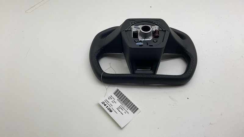 169255100D ⭕ 24-25 Tesla Cybertruck Front Driver Steering Wheel Square Black 1692551-00-D