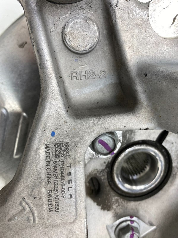 1044416 00 F ⭕ 17-23 Model 3 Rear Right Spindle Knuckle w/ Hub (150mm Driven) 1044416-00-F