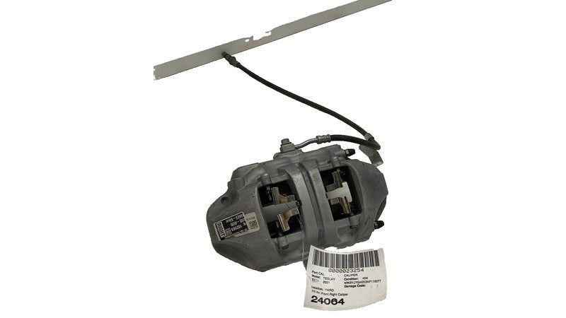 ⭕ 20-23 Tesla Model Y Front Passenger Side Caliper w/ Brake Line Hose