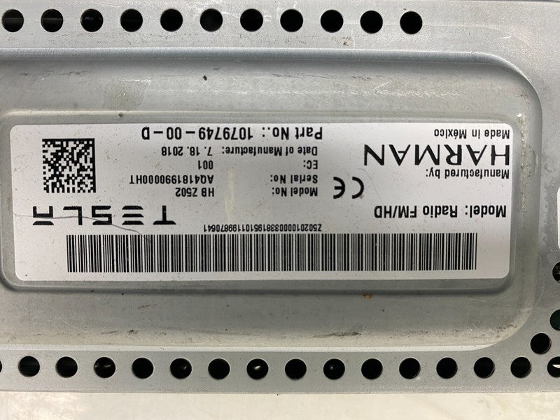 107974900D ⭕ 17-23 Model 3 Harman Becker Audio Radio Receiver Control Module 1079749-00-D