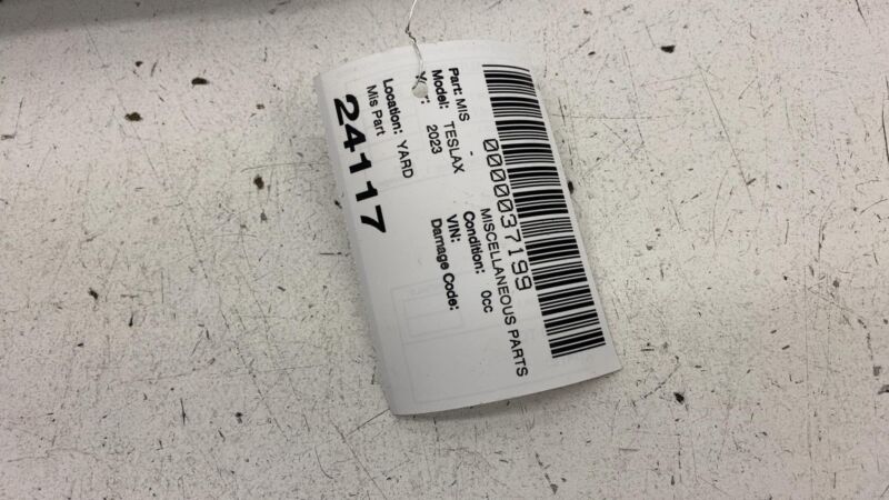 103596000F 2021-2024 Tesla Model X Rear 3rd Row Right Interior C-Pillar Trim Assembly OEM