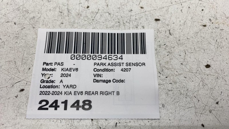 ⭕ 22-24 EV6 Rear Right Bumper Park Assist Parking Aid PDC Sensor 99310