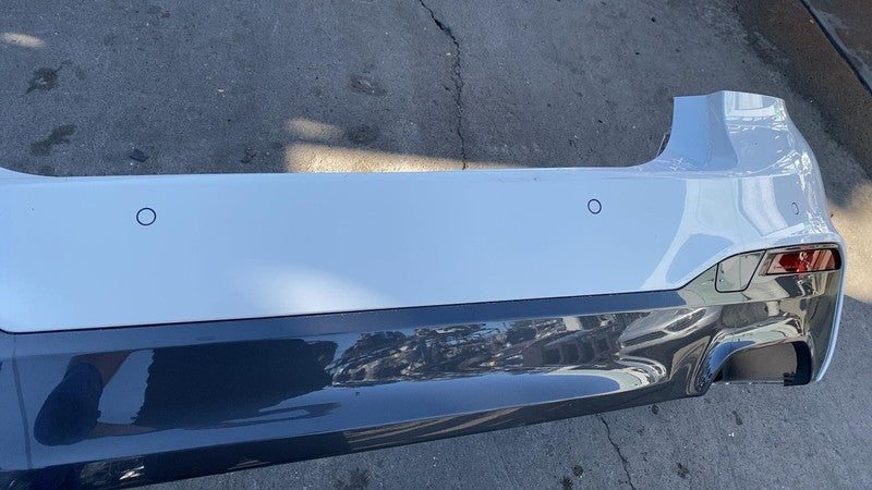 2018-2020 BMW 530e Rear Bumper Cover w/ Park Sensor & Lower Valance Wh