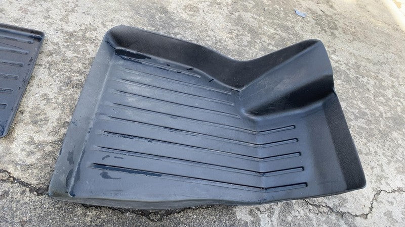 2021-2024 Tesla Model S SET of Front & Rear Floor Carpet Mat Liner Cover Black